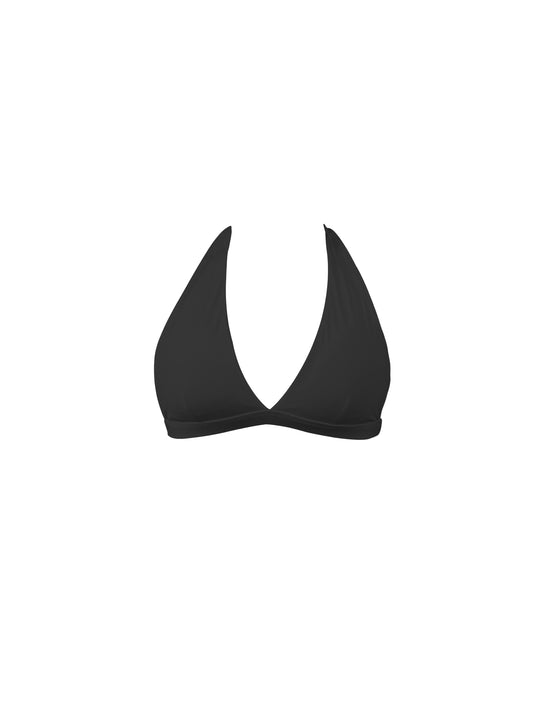 EMPRESS HALTER BRA - BLACK